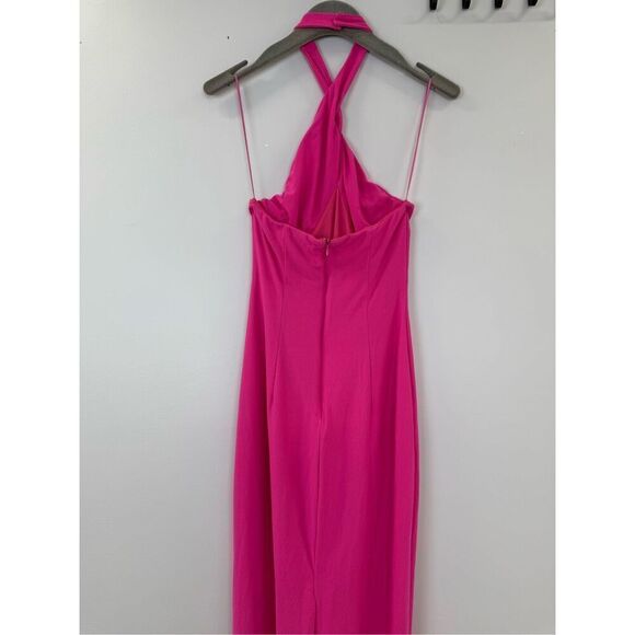 One33 Social Pin Twist Halter Gown 🤎 - Picture 7 of 9